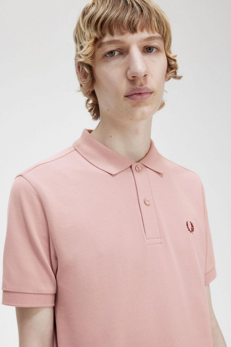 Polos Fred Perry M6000 Homme Rose Rose | GFREC82493