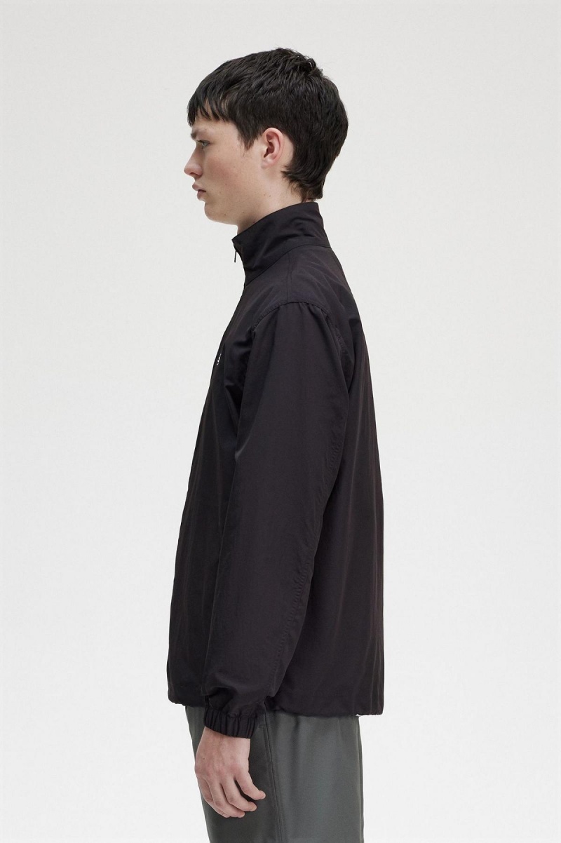 Veste de Survêtement Fred Perry Woven Homme Noir | FRZPD29822